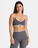 Ensemble de sport uni avec logo personnalisé, combinaison de yoga sans couture dos nu, respirante, séchage rapide, tenue de fitness pour la course en extérieur pour femmes