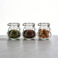 Nouveau design – Pot de conservation en verre de 415 ml en forme de grandes lèvres avec motif chat et couvercle à clip pour grains de café, sucre, épices et aliments
