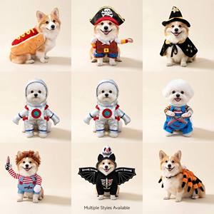 Divertido <span class=keywords><strong>Disfraz</strong></span> <span class=keywords><strong>de</strong></span> Perro Transformable en Daga para Cumpleaños, Halloween, Navidad - Ropa para Mascotas <span class=keywords><strong>de</strong></span> Poliéster, Estilo Europeo y Americano, Perros Pequeños - Product Image 2