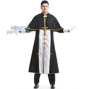 Disfraz de Halloween HP para Cosplay, Anime, Juegos, Novedades, Disfraz de Sacerdote, Padrino, Misionero para Hombre Adulto, Disfraz para Representaciones Escénicas, Carnaval - Product Image 1