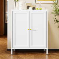Armoire de rangement en acier durable et réglable, unité multifonctionnelle pour l'affichage de livres et le rangement, idéale pour le salon