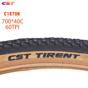 Pneu de vélo de route anti-crevaison CST Cheng Shin C1870 700C 40-622 avec bordure marron et talon renforcé - Product Image 4