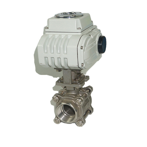 Actuador de 12V 24V 4-20mA de 2 vías, 3 piezas, válvula de bola motorizada DN50 - Product Image 2