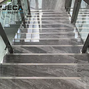 Foshan Supplier JECA Tile Stair Nosing Step Nosing Tiles For Decoration Factory Directly Stainless Steel Stair Nosing Strips