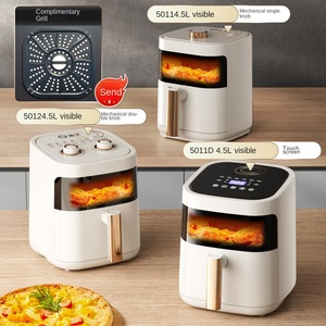 หม้อทอดไร้น้ำมันอเนกประสงค์สแตนเลสสตีลขนาด 10.1-20 ลิตร พร้อมคุณสมบัติอัจฉริยะสำหรับใช้ในครัวเรือนและรถบ้าน - Product Image 4