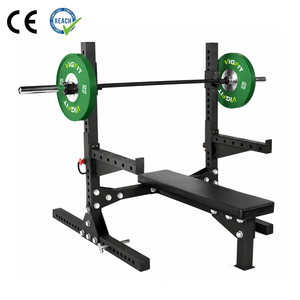 VIGFIT Stable Power Rack <strong>WeightLifting</strong> Strength Flat <strong>Bench</strong> Without Plate Fitness <strong>Bench</strong> - Product Image 1