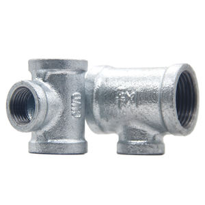 Accesorios de tubería <span class=keywords><strong>tee</strong></span> <span class=keywords><strong>90</strong></span> grados galvanizado 3/4 ''1/2'' DIN hilo con cuentas <span class=keywords><strong>tee</strong></span> para materiales de fontanero - Product Image 2