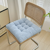 Coussin épais pour chaise de bureau, fenêtre en baie, tatami, dortoir, siège à genoux Zafu, lavable en machine