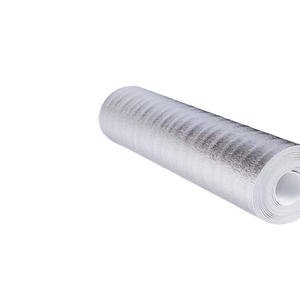 Barrera radiante de aislamiento de núcleo de espuma reflectante ignífuga de alto estándar <span class=keywords><strong>EPE</strong></span>/XPE espuma papel de aluminio de doble cara para construcción - Product Image 1