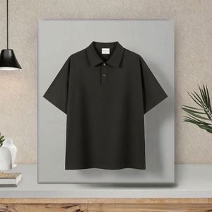 Design Custom Logo Design Work Team Sports Plain Knitted Fabric Solid Men's Cotton Short Sleeve for Polo Shirt - Product Image 1