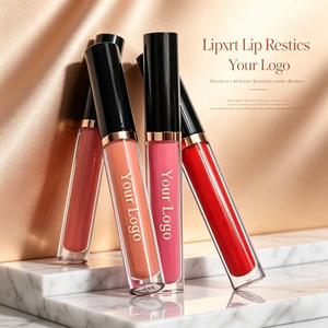 Gloss à lèvres vegan OEM ODM, logo personnalisé, rouge à lèvres liquide mat, faible MOQ - Product Image 1
