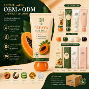 ODM/OEM ครีมบำรุงมือจากธรรมชาติ บำรุงผิวให้ชุ่มชื้น เรียบเนียน สำหรับผิวแห้งหยาบกร้าน สารสกัดจากพืช เชียบัตเตอร์ บำรุงผิวแห้ง ครีมบำรุงมือมะละกอ - Product Image 6