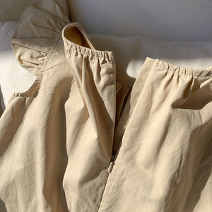 Robe d'été sans manches pour filles avec nœud <span class=keywords><strong>Jupe</strong></span> pour enfants <span class=keywords><strong>à</strong></span> <span class=keywords><strong>volants</strong></span> Robe de princesse <span class=keywords><strong>à</strong></span> col en O pour petites filles - Product Image 4
