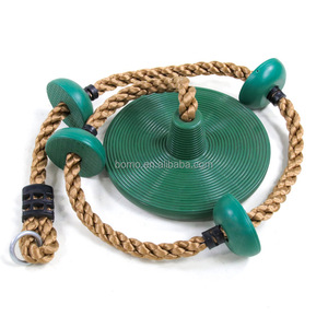 ZOSHINE Siège de balançoire en plastique pour enfants, avec corde et disque d'escalade, pour aire de jeux intérieure et extérieure, idéal pour l'école, le jardin, les fêtes et les vacances - Product Image 6