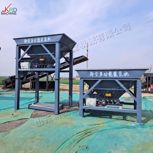 Mesin penyegel pengisi batu bara organik gudang pupuk tunggal yang banyak digunakan mesin pembungkus kerikil pasir tanah otomatis - Product Image 4