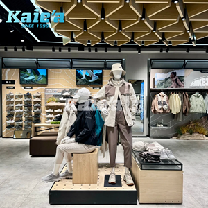 Quần áo hiện đại cửa hàng hiển thị giá sang trọng cửa hàng may mặc hiển thị đứng người đàn ông quần áo cửa hàng đồ nội thất cửa hàng quần áo thiết kế nội thất - Product Image 2