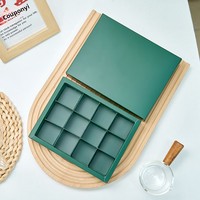 Chocolats artisanaux DIY haut de gamme personnalisés, saveur truffe à la fraise, thème ciel étoilé, pour la Saint-Valentin, coffret cadeau 6 pièces, 12 compartiments, Vanishing
