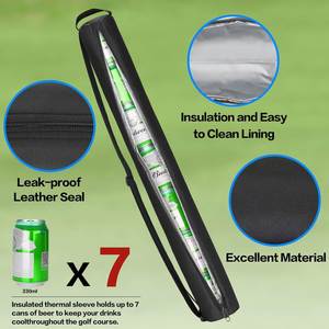 PEVA Insulated 7-Can Beer Sleeve <b>Cooler</b> for Golf Bags Sling Style <b>Drink</b> Accessories Fits Most Golf Bags - Product Image 3