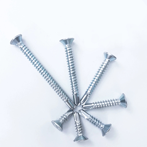 Tornillo Autoperforante de Cabeza Plana con Ranura Cruzada M4.2 de Acero Inoxidable 410 de Fábrica Bibo Yaente, Medidas Métricas - Product Image 1