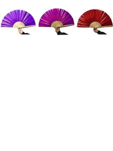 Abanico de Bambú Holográfico para Mujer, Abanico Plegable Grande para Festivales, Abanicos Decorativos para el Orgullo - Product Image 6