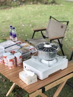 Plat en aluminium jetable avec couvercle, 950 ml, pour cuisson, voyage, camping, chauffage