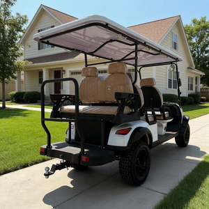 Voiturette <span class=keywords><strong>de</strong></span> golf électrique 6 places à 4 roues à énergie solaire, nouvelle voiture agricole <span class=keywords><strong>de</strong></span> l'usine Club Car - Product Image 6