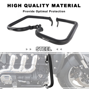 Waximoto Compatible con <span class=keywords><strong>Rocket</strong></span> <span class=keywords><strong>III</strong></span> 2003-2019, Barra Protectora de Motor de Acero, Protector de Tanque, Protector de Chasis, Deslizador Anticaída - Product Image 3