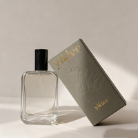 Cajas de Embalaje de Vidrio para Perfumes de 20 ml, 30 ml y 50 ml con Logotipo Dorado Personalizado, Cajas de Embalaje de Vidrio para Fragancias