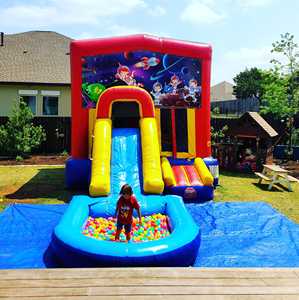 Château gonflable gonflable de toboggan avant de requin pour le cavalier combiné de maison de rebond de glissière d'eau d'enfants avec la glissière avant - Product Image 3