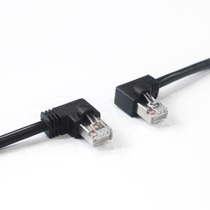 Индивидуальный оригинальный 90 градусов Rh45 патч-корд UTP/FTP/<span class=keywords><strong>SFTP</strong></span> LAN кабель RJ45 разъем совместимый <span class=keywords><strong>CAT5E</strong></span>/CAT6/CAT6A/CAT7/CAT8 - Product Image 6