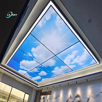 LeArt - Revestimiento de Techo Decorativo de PVC con Aspecto de Madera para Interiores, Ángulos de 2x4, Efecto Cielo Falso, para Cocina