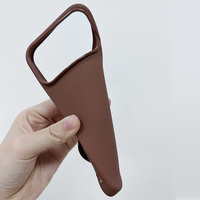 Nouvelle coque de téléphone en tissu texturé pour iPhone 18 Pro avec grande ouverture pour l'appareil photo, coque de téléphone portable en TPU avec doublure anti-traces de doigts