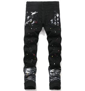 Pantalones Vaqueros de Mezclilla para Hombre, Corte Bootcut, Estilo Vintage, Cintura Media, Producción Personalizada ODM - Product Image 2