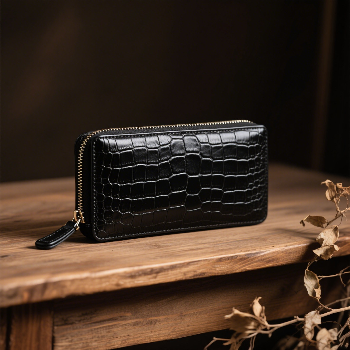 Cartera De Cocodrilo Original Cartera De Piel De Cocodrilo