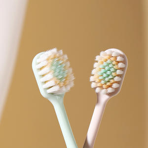 Brosse à dents Mixpro à tête large et fine, poils souples, manuelle pour adultes, lot de 3, usage quotidien, nettoyage - Product Image 2