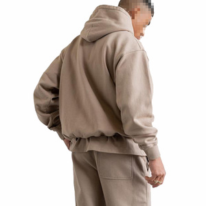 Sweat-shirts pour hommes en taille plus, à épaules tombantes, pour l'automne et l'hiver, décontractés, sans cordon de serrage, amples, pour le sport - Product Image 6