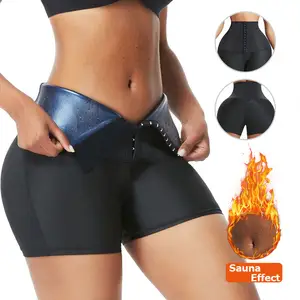 Body shaper personnalisé et entraînement de motard femmes perte de poids sweat taille formateur leggings sauna pantalon shorts