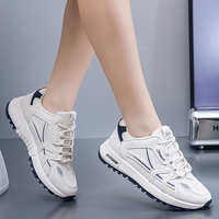 Chaussures de sport et de marche antidérapantes pour femmes, en PU, souples et résistantes à l'usure