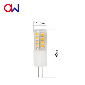 Bombilla LED G4 de 2.5W SMD2835 de Cerámica para Uso en Interiores de Hoteles, 12V AC/DC, con CRI80, Regulable, Certificación ETL - Product Image 4