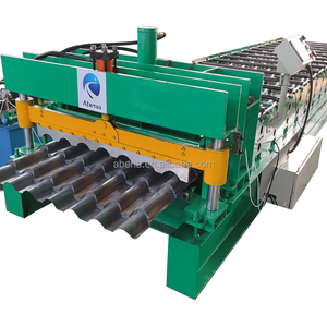 Hot Sale <strong>CNC</strong> Roll <strong>Forming</strong> <strong>Machine</strong> Glazed <strong>Tile</strong> Roofing Sheet Metal Roof Making <strong>Machine</strong> <strong>Tile</strong> Making Machinery - Product Image 1