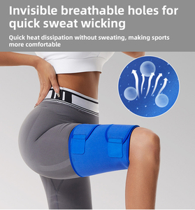 Soporte de Neopreno para el Muslo, Ajustable, Flexible y Cómodo, para Alivio del Dolor por Esguince de Hamstring, Recuperación de Cadera e Inguinal - Product Image 2