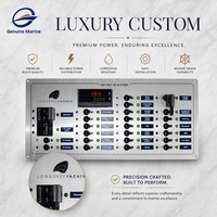 Panneau de commande électrique marin en aluminium sur mesure, directement de l'usine, pour alimentation électrique