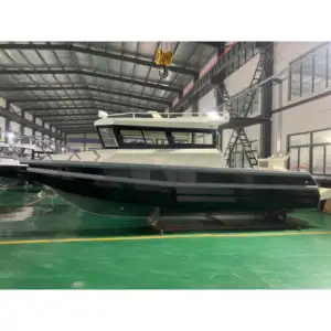 Australische Standaard Oceaan Cabine Cruiser Boten Te Koop-25ft /7.5M Gelast Eenvoudig Ambacht Aluminium Boot Aluminium Speed boot