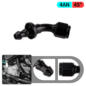Connecteur de refroidissement d'huile AN4 AN6 AN8 AN10 AN12 en alliage d'aluminium à 90 degrés pour la modification, la rénovation et la mise à niveau automobile - Product Image 5