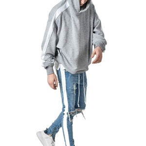 Sweats à capuche d'hiver pour hommes imprimés sur mesure, 100% coton molletonné avec poches latérales, vente en gros - Product Image 3