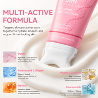 Crème ATOANY PDRN Collagène Rétinol Gua Sha Anti-âge pour le visage et le cou, raffermissante et hydratante avec Niacinamide et Peptides pour sculpter et lifter