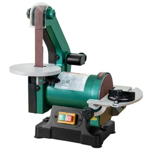 3700W Professional Induction Motor 150mm Adjustable Belt Sander 5 Inch Disc Bench Belt Machine for Wood Polishing Grinding