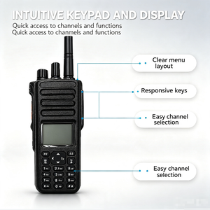 วิทยุสื่อสารแบบดิจิตอลและอนาล็อก DP4400 UHF VHF ระยะไกล พกพาสะดวก ใช้เป็นอินเตอร์คอมไร้สายได้ เหมาะสำหรับใช้งานในพื้นที่ใต้ดินที่ซับซ้อน - Product Image 4