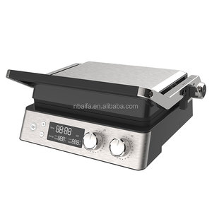 Parrilla de contacto eléctrica más vendida Aifa para sándwich de bistec-Desmontable antiadherente de acero inoxidable para interiores sin humo para el hogar - Product Image 6