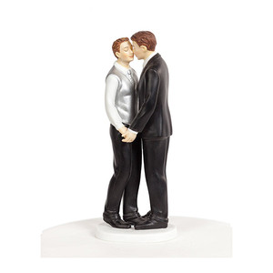 Divertente Comico Gay Wedding Cake Topper Wedding Oggetti Da Collezione Souvenir Regali Personalizzati Resina Figurine di Nozze - Product Image 4